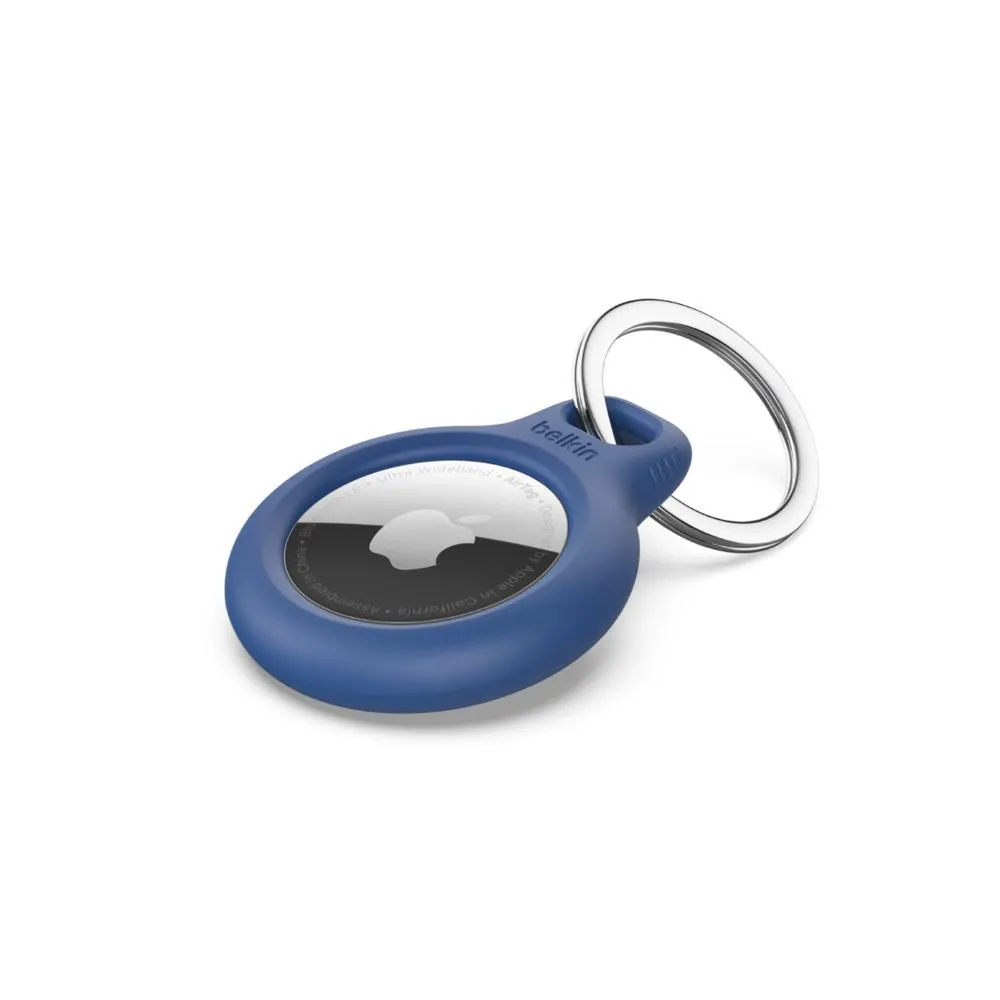 Belkin Anhänger mit Schlüsselring für AirTag, Blau