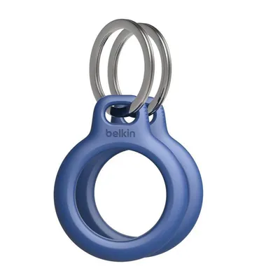 Funda Belkin MSC002BTBL Blau fuer Apple Airtag 2 Stueck Kratzfest