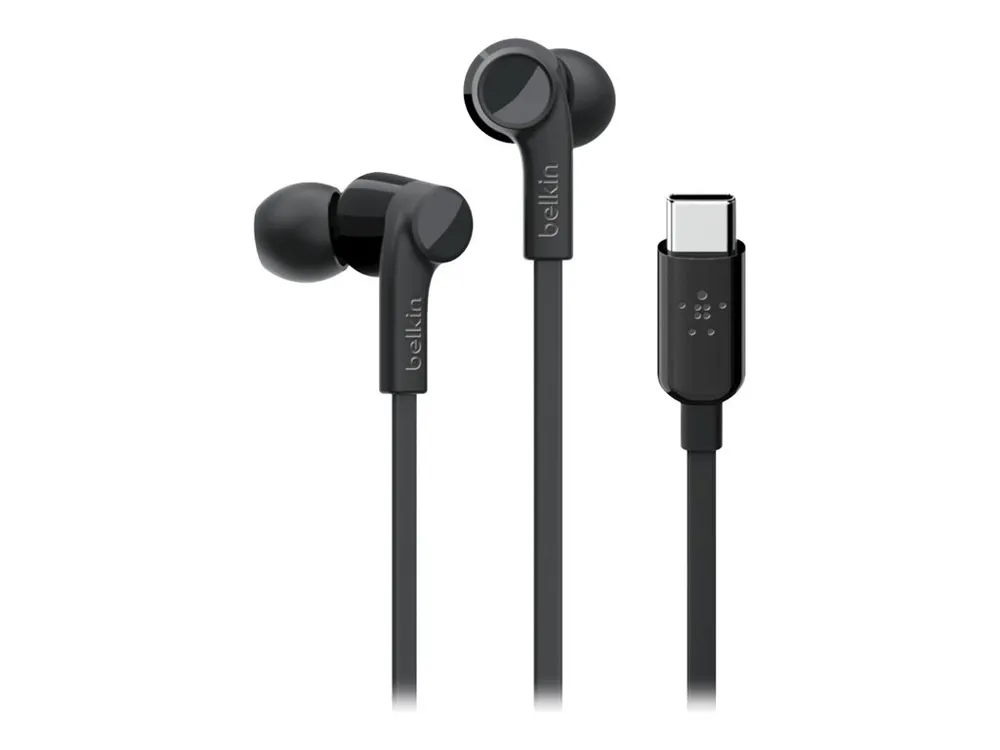 Belkin ROCKSTAR™ Kopfhörer, Schwarz, In-Ear, Kabelgebunden