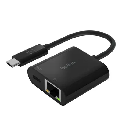 Belkin USB-C-auf-Ethernet-Adapter + 60 W Schnellladung