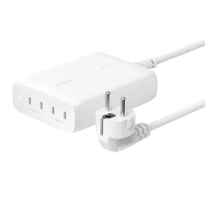 Ladegerät Belkin BoostCharge Pro 200 W GaN 4 USB-C Ports Weiß