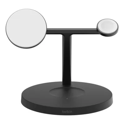 Ladegerät Belkin BoostCharge Pro Qi2 3-in-1 MagSafe 15W Schwarz