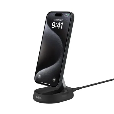 Ladegerät Belkin BoostCharge Pro WIA008BTBK Qi2 15W klappbar Schwarz Schnellladung