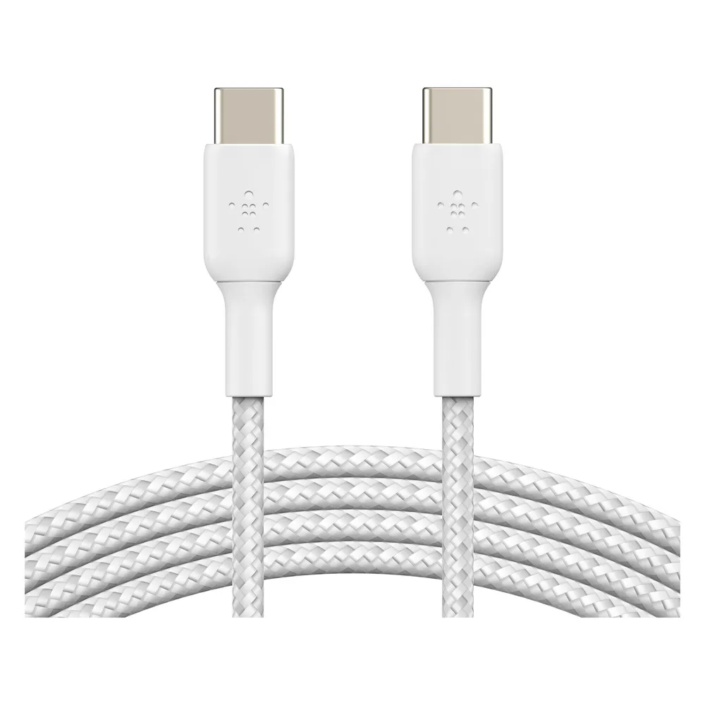 Ladekabel, USB-C auf USB-C, 2er Pack, 1 m, Weiß