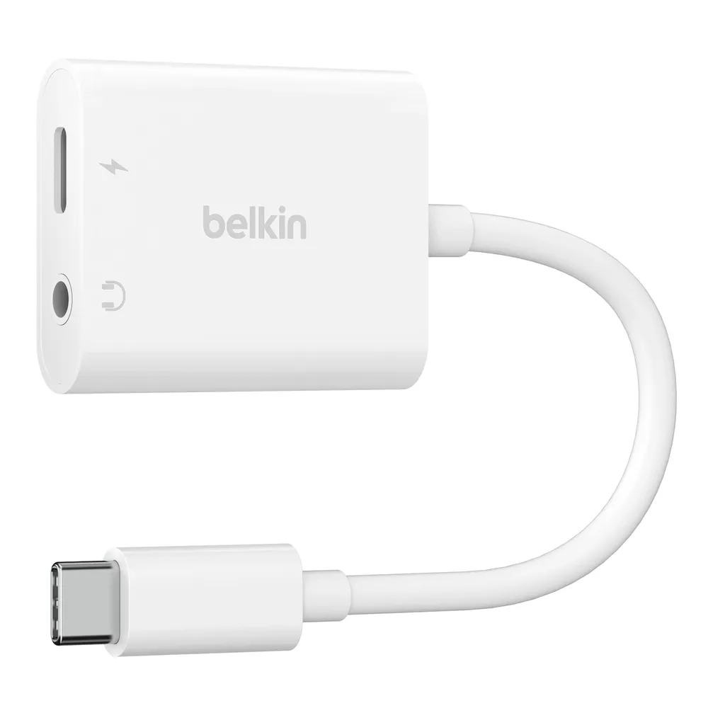 Belkin 3.5 mm Audio + USB-C Ladeadapter (2 in 1)