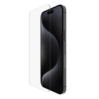 Belkin OVA160HQ Display-Schutzfolie für iPhone 16 Pro Max aus gehärtetem Glas transparent