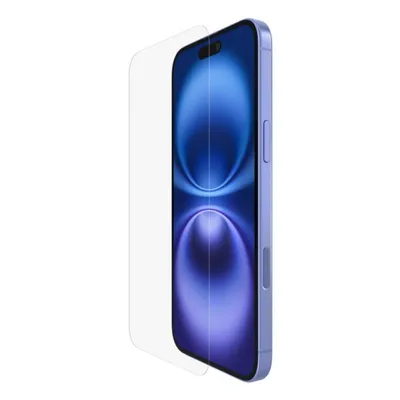 Belkin ScreenForce Displayfolie für iPhone 16 Plus, antibakteriell und widerstandsfähig