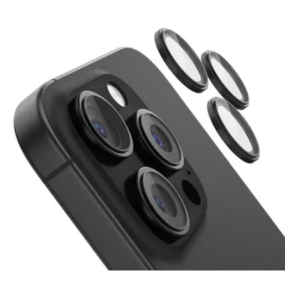 Kameraprotector Belkin ScreenForce für iPhone 16 Pro und Pro Max, gehärtetes Glas 9H, 3 Stück