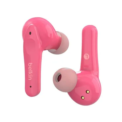 Belkin Soundform Nano True Wireless Bluetooth Kopfhörer für Anrufe und Musik, IPX5, Rosa