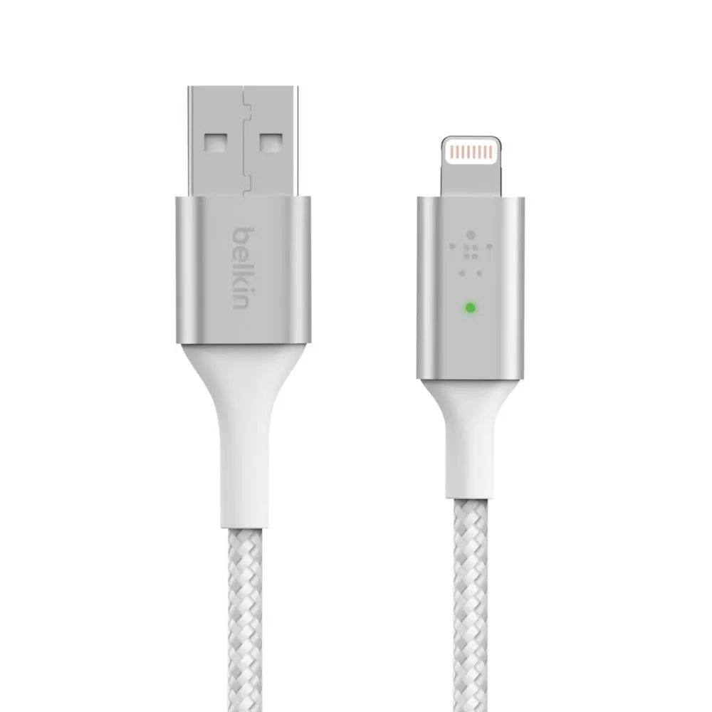 Smart USB-A-Kabel mit Lightning Connector, 1,2 m, weiß