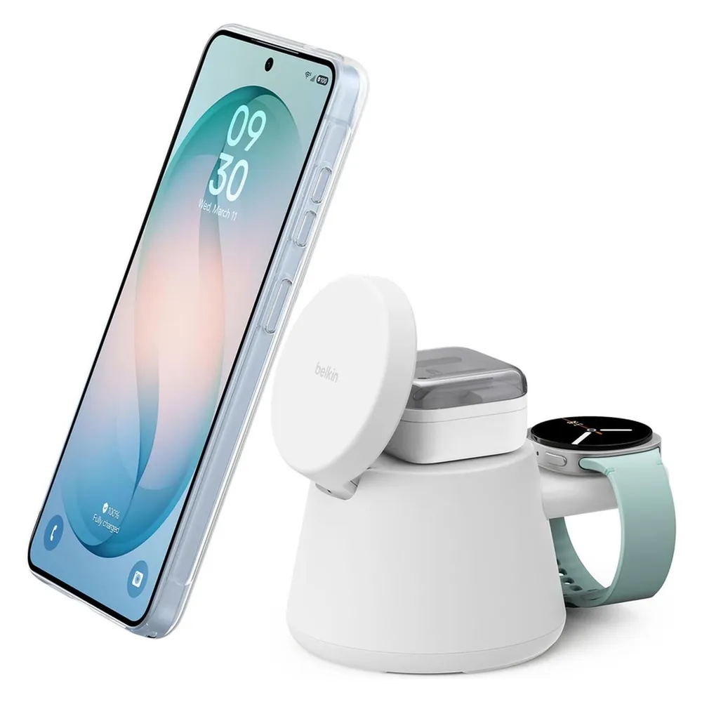 UltraCharge Modulare Ladestation mit Qi2 25 W Weiß