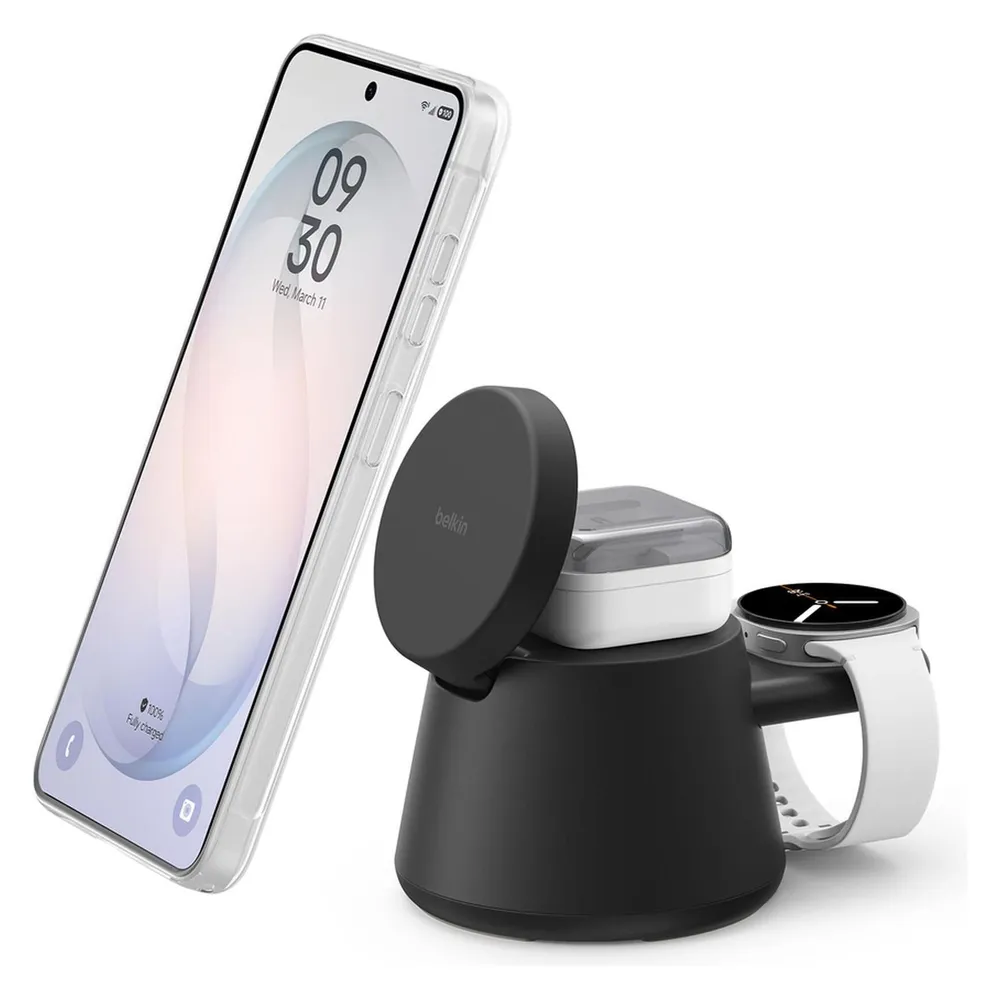 UltraCharge Modulare Ladestation mit Qi2 25 W Schwarz