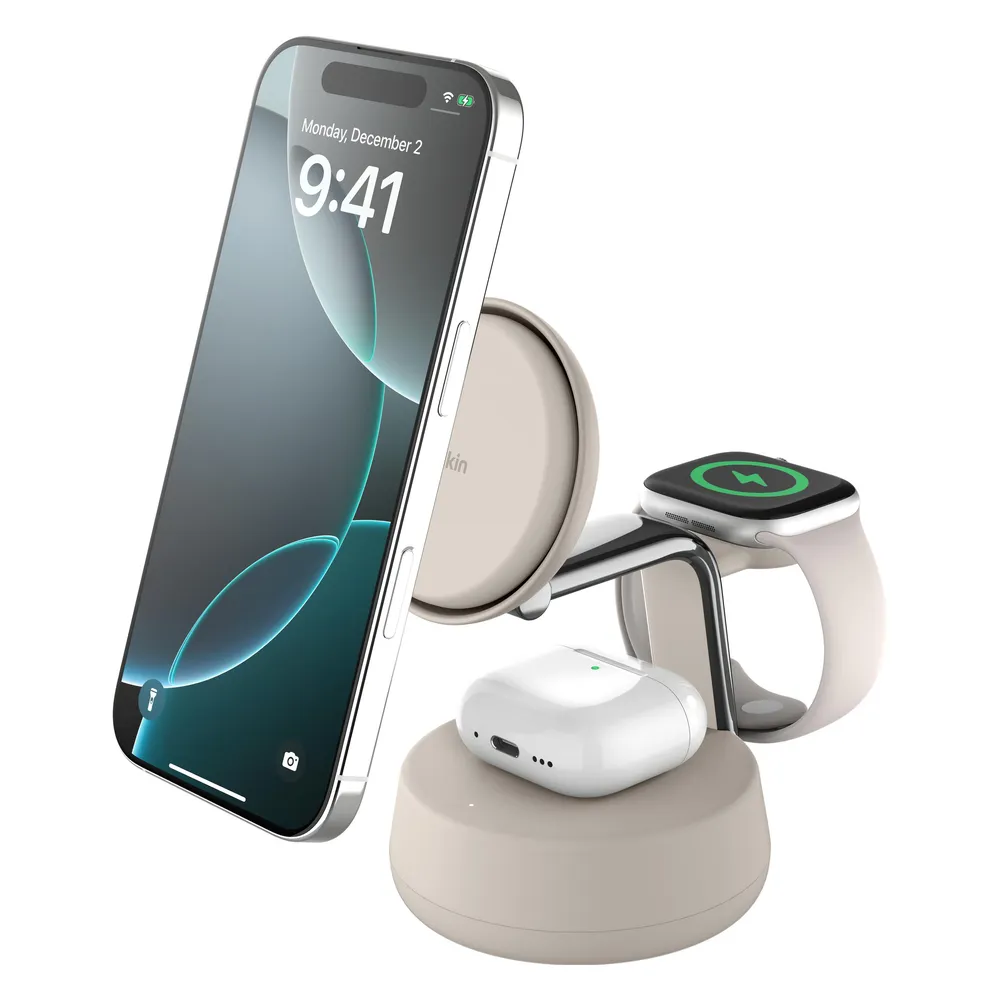 UltraCharge Pro Rabatt Magnetische 3-in-1-Ladestation mit Qi2