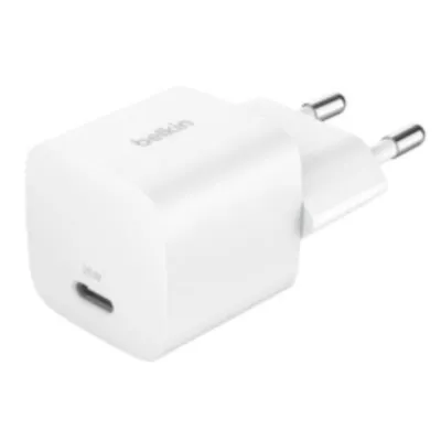 USB-C Wandladegerät Belkin BoostCharge 25W Power Delivery PPS Klappstecker Weiß