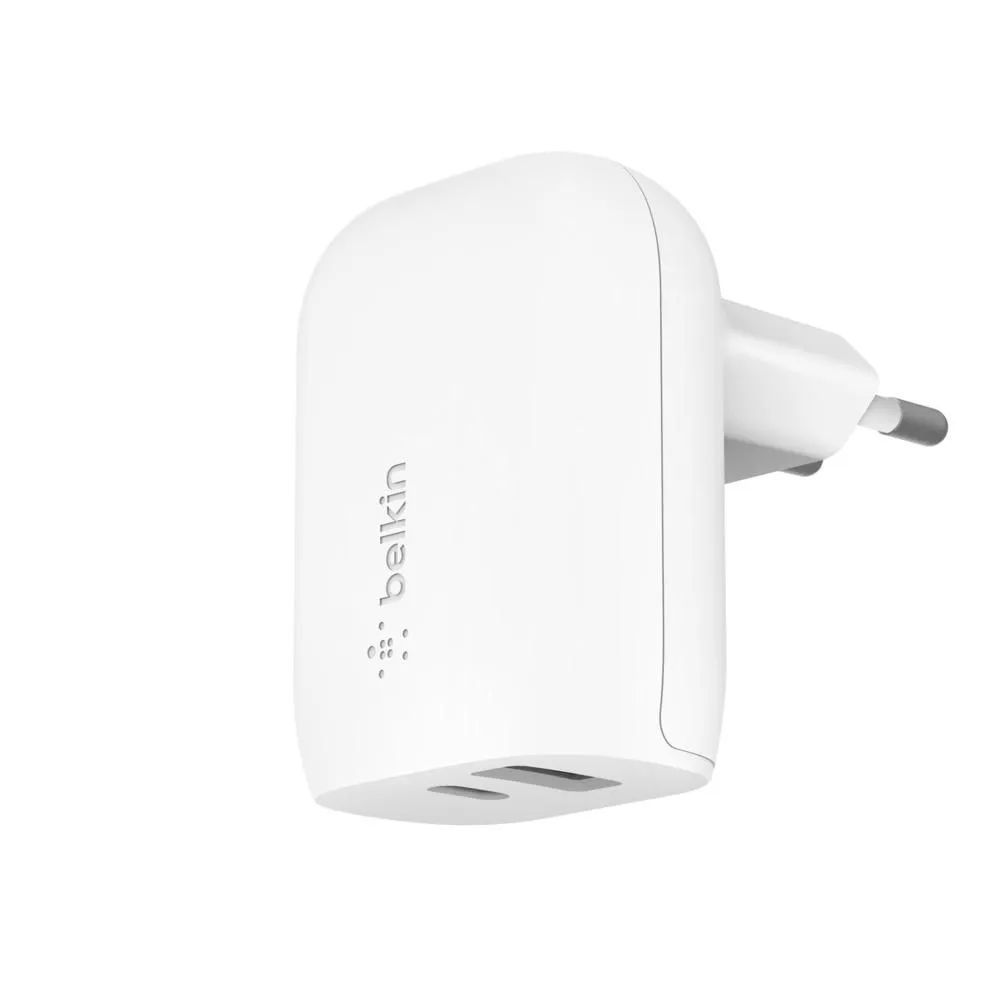 Belkin Power Adapter USB-C und USB-A, Weiß, 37W