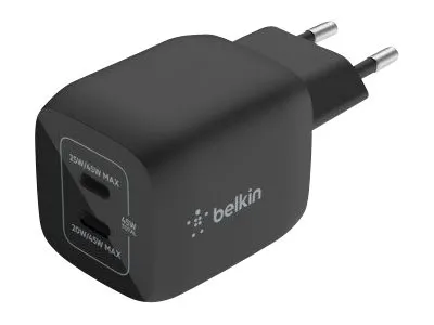 Belkin GaN Power Adapter 45 W, Schwarz, USB-C