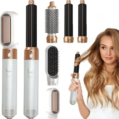 BELLABEAUTY Multihaarstyler Warmluftbürste Airstyler, Haartrockner, 5 in 1 Haarstyler, Geburtstagsgeschenk, Damengeschenk, Hochwertige Vearbeitung