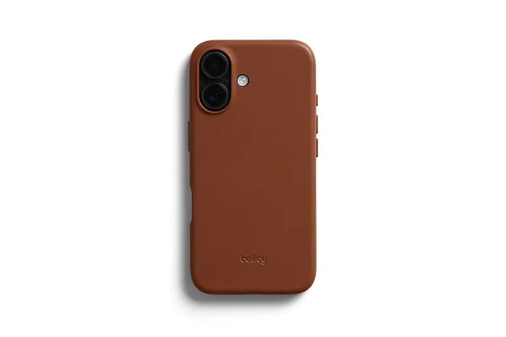 Bellroy Leder Case für iPhone 16, Braun
