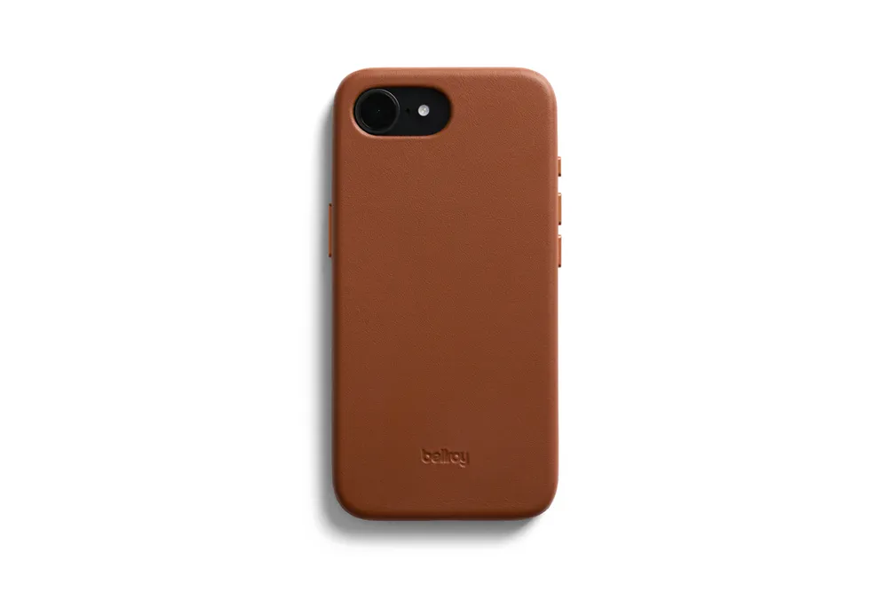 Bellroy Leder Case für iPhone 16e, Braun