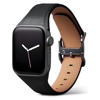 Bellroy Classic Leder Armband für Apple Watch, Schwarz, 40mm, 41mm, 38mm, 42mm