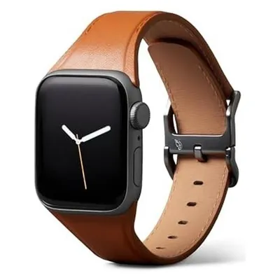 Bellroy Classic Leder Armband für Apple Watch, Braun, 44mm, 45mm, 42mm