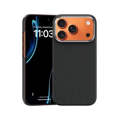 Funda für Handy Benks Kevlar 600D Ultradünn Schwarz mit MagSafe für iPhone 17 Pro