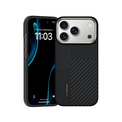 Smartphone-Hülle Benks Kevlar 600D 1500D MagSafe Ultradünn Schwarz für iPhone 17 Pro Max