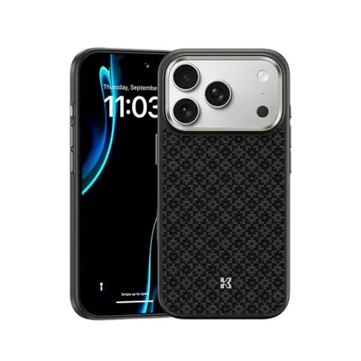 Handyhülle Benks Armorgrid Kevlar MagSafe Ultradünn Schwarz für iPhone 17 Pro Max
