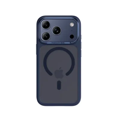 Funda für Handy Benks Magnetische Matte Antifingerprint-Hülle Blau für iPhone 17