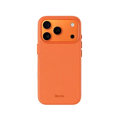 Funda für Handy Benks Magnetisch Kunstleder Orange für iPhone 17 Pro Max