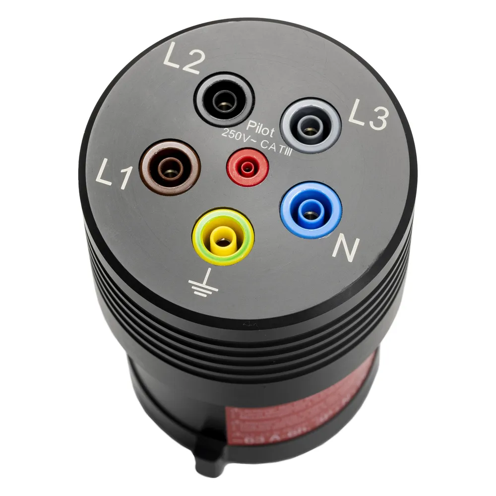 Benning Messadapter zum Messen an 5-poligen 63 A CEE Steckdosen