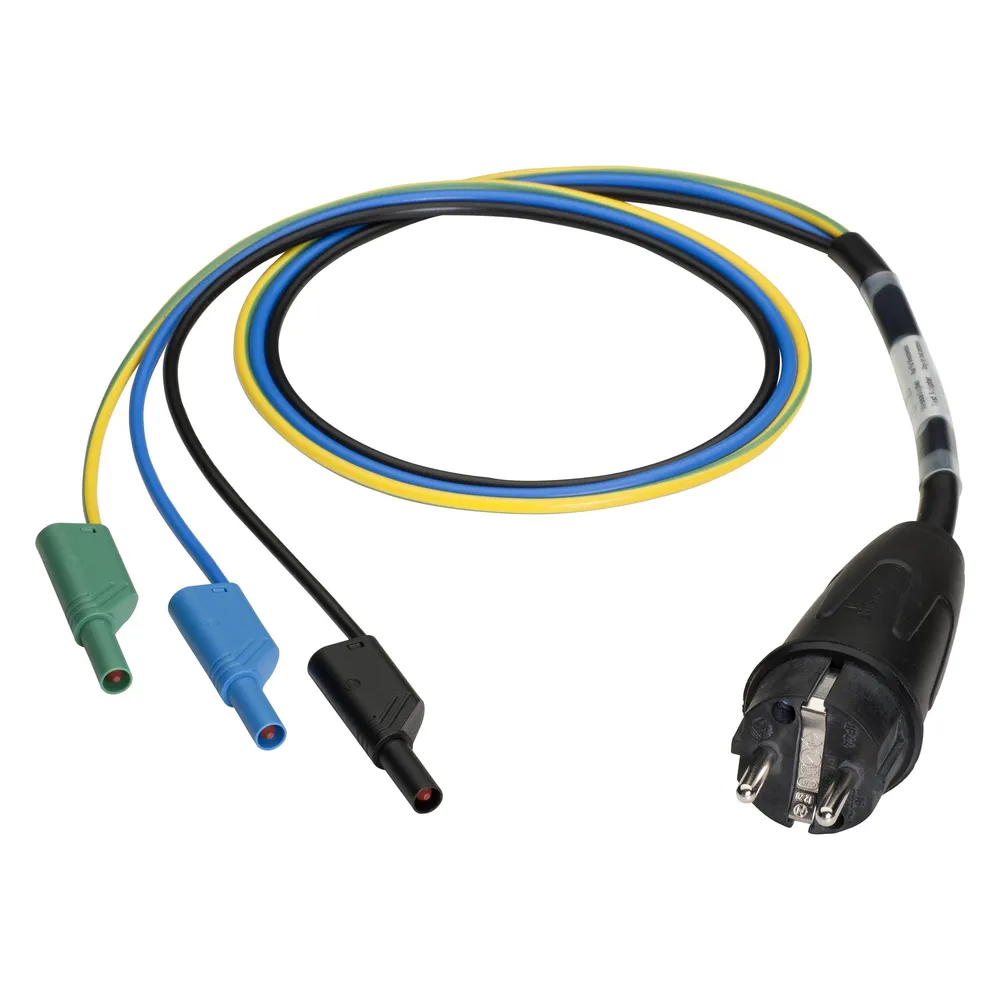 Benning Schutzkontaktstecker/ shock-proof plug - 4 mm Stecker/ plug