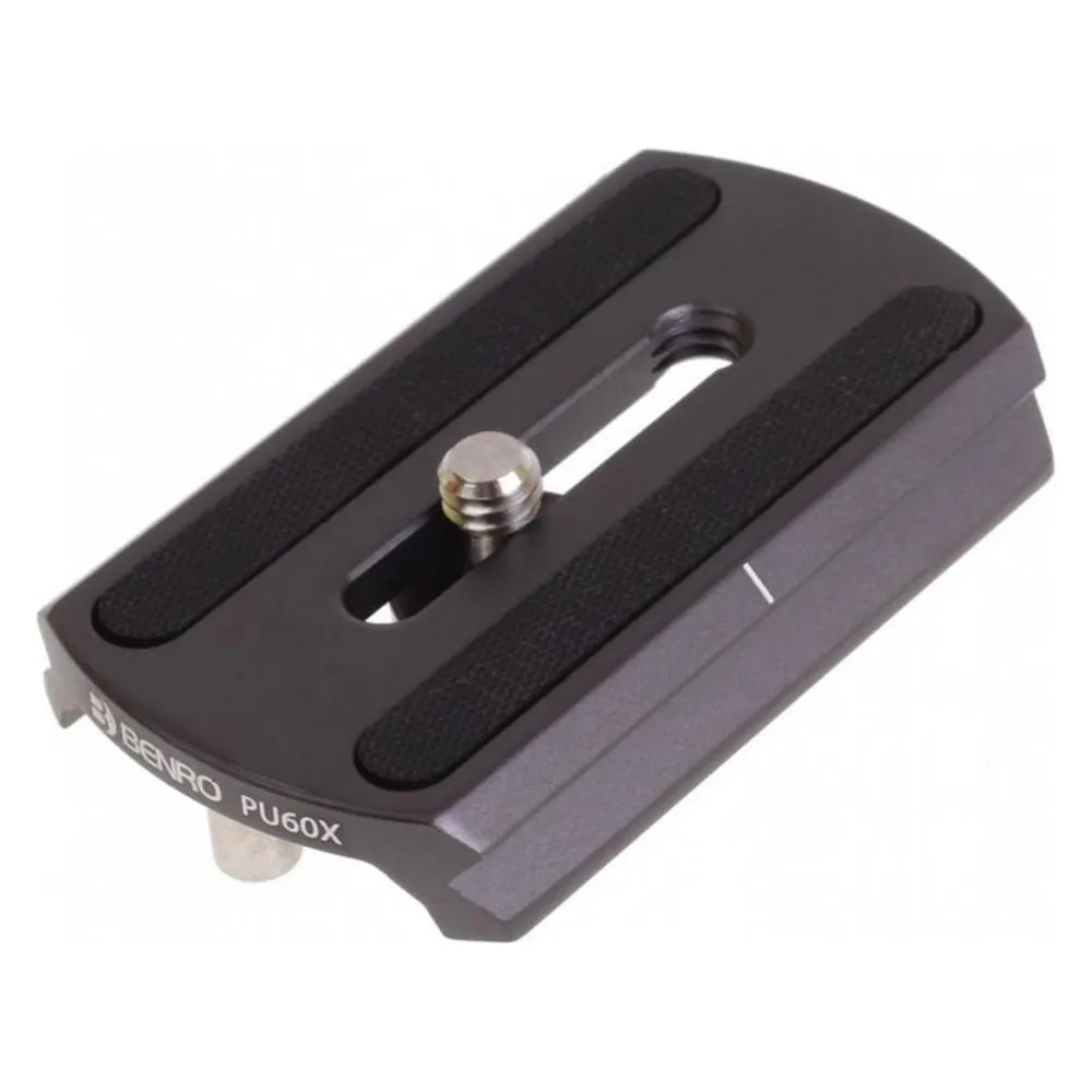 Platte Benro PU60X Aluminium Arca-Swiss kompatibel Gummioberfläche 60 mm