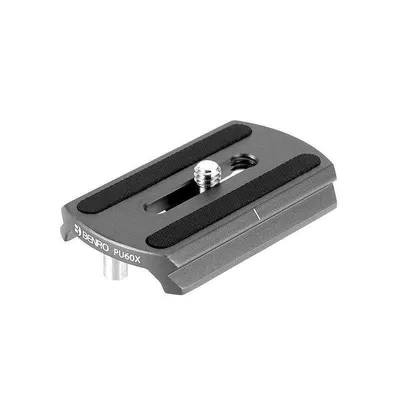 Platte Benro PU60X Aluminium Arca-Swiss kompatibel Gummioberfläche 60 mm