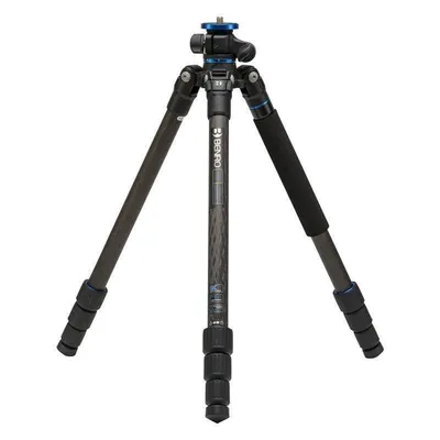 Stativ Benro FGP18C Carbon System GoPlus Travel Serie 1 4 Segmente Schwarz Blau