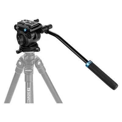 Stativkopf Benro S2PRO Fluidkopf 2,5 kg Basisplatte 60 mm CNC Aluminium
