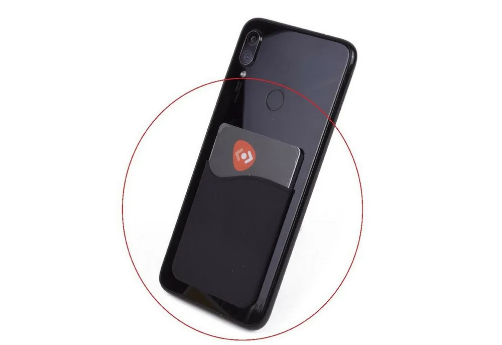 BENSON Handyhülle Handy Smartphone Kartenhalter Kreditkarte, EC Karten, Hülle, Etui, Fach, Case, Holder