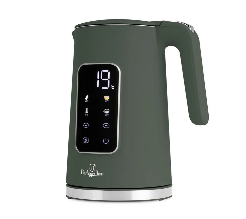 Berlinger Haus Wasserkocher mit digitalem Display 1,7 L, 1,7 l, 2000 W, Schnellaufheizfunktion, 4 Temperaturstufen