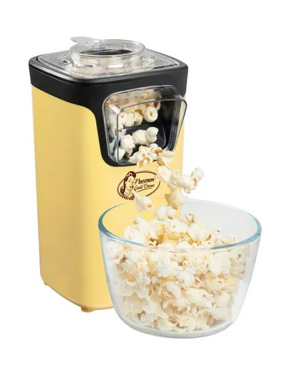 bestron Popcornmaschine APC200V, Transparenter Deckel - kein Öl erforderlich