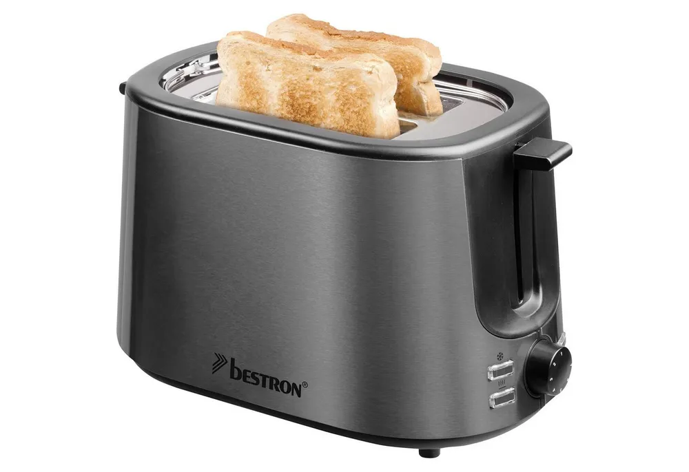 bestron Toaster ATS1000TG, 1000 W, 7 justierbare Einstellungen – 1000 W