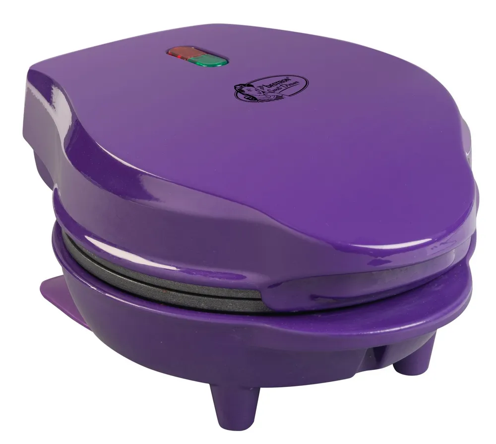 bestron Waffeleisen AMW500, 550 W, Retro-Design, antihaftbeschichtet, leicht, kompakt