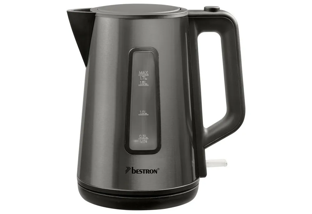 bestron Wasserkocher AWK1000TG, 1,7 l, 2200 W, 1.7 L - 2200 W
