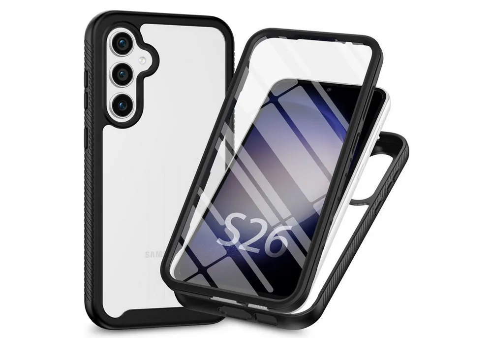 betterfon Handyhülle 360 Grad Hülle für Samsung Galaxy A57-Full Body Case mit Displayschutz, 360 Grad vollschutz, Displayschutz mit Fingerprint