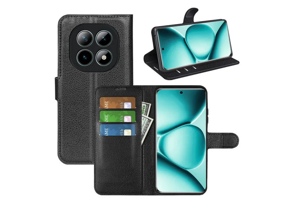 betterfon Handyhülle für alle Xiaomi Klapphülle Flip Case Wallet Case in, 3 Kartenfächer, Magnetverschluss & Standfunktion im Lederlook