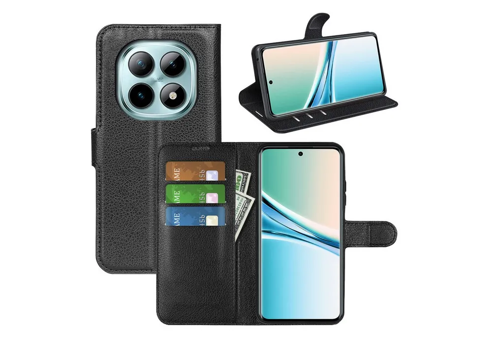 betterfon Handyhülle für alle Xiaomi Klapphülle Flip Case Wallet Case in, 3 Kartenfächer, Magnetverschluss & Standfunktion im Lederlook