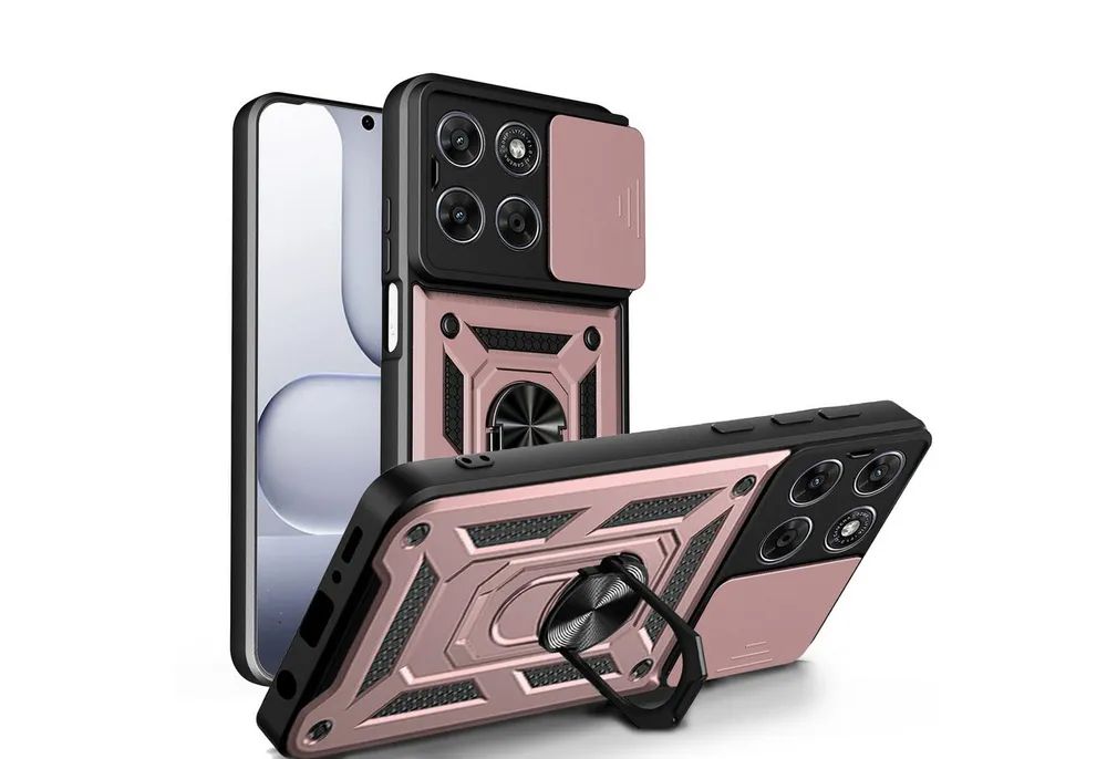 betterfon Handyhülle für Motorola - Outdoor Case mit Kameraschutz & Ring, Outdoorhülle mit Ringhalter Smartstand Kameraschutz und Silikonkern