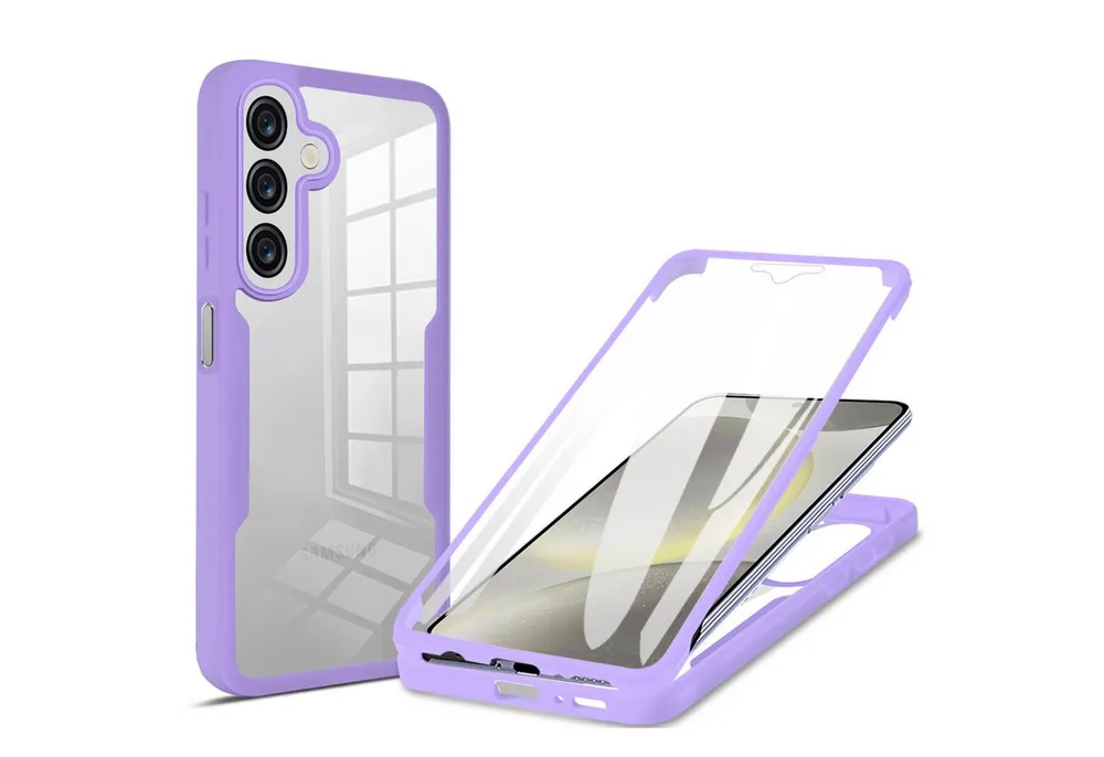 betterfon Handyhülle für Samsung A16 2-teiliges 360° TPU Schutzcase, 2-teiliges 360 Grad Case mit Rundumschutz und Displayschutz