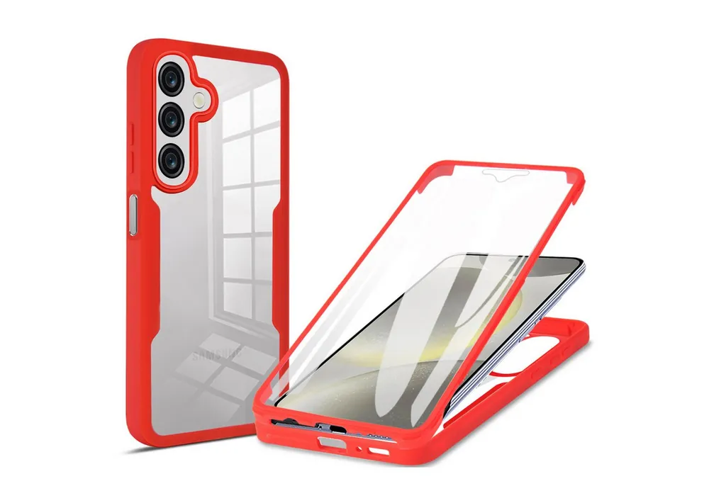 betterfon Handyhülle für Samsung A16 2-teiliges 360° TPU Schutzcase, 2-teiliges 360 Grad Case mit Rundumschutz und Displayschutz