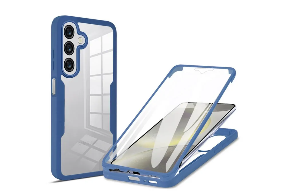 betterfon Handyhülle für Samsung A16 2-teiliges 360° TPU Schutzcase, 2-teiliges 360 Grad Case mit Rundumschutz und Displayschutz