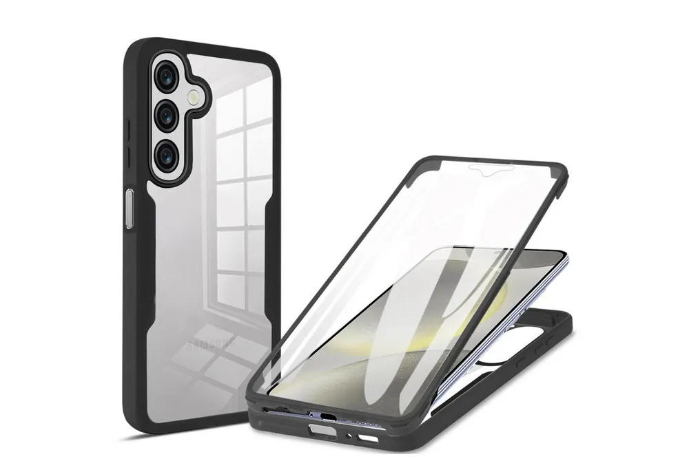 betterfon Handyhülle für Samsung A16 2-teiliges 360° TPU Schutzcase, 2-teiliges 360 Grad Case mit Rundumschutz und Displayschutz